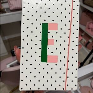 Kate Spade Polka Dot Initial E Notebook